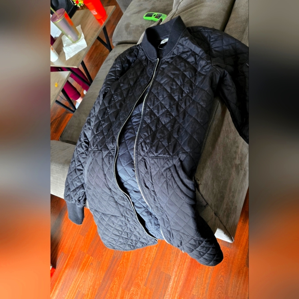 Zella S Black Quilted Women's Jacket